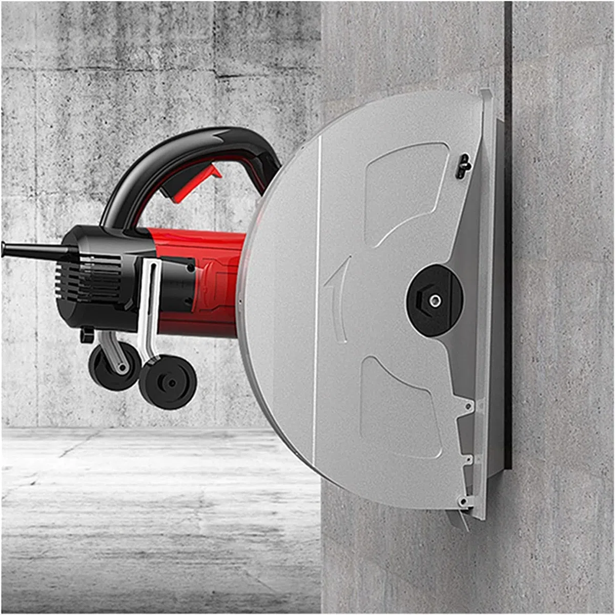 Coupe-ligne murale 5500 W Machine à rainurer à puce unique 400 mm Scie circulaire Route Pierre Porte Mur et fenêtre Machine de découpe électrique multifonction Machine de découpe de béton de marbre