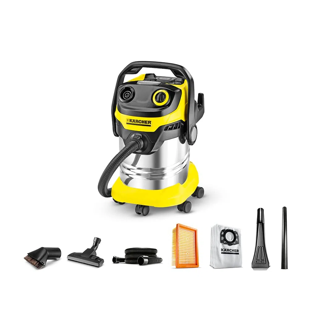 Kärcher WD 5 Premium Aspirateur multifonctions/cuve 25 L 1000 W Noir/Argent/Jaune