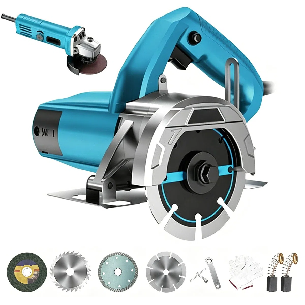 Machine de Découpe de Béton Électrique 4480W Machine de Rainurage Murale Portable Multifonction Profondeur Réglable 0-30 Mm, Outil de Burinage Mural pour Pierre, Brique, Travail du Bois, Tronçonneuse