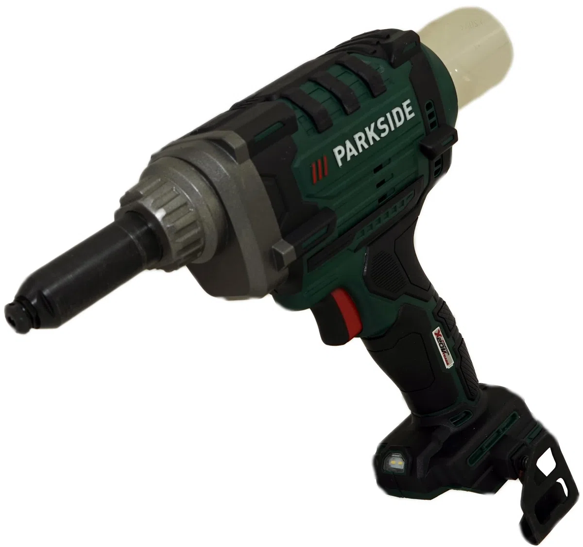 Offre pour Riveteuse sans fil 20 V PABNSG 20-Li d’origine – Moteur Brushless – compatible avec la série PARKSIDE X 20 V Team – sans batterie ni chargeur + Décapsuleur HEADNMORE