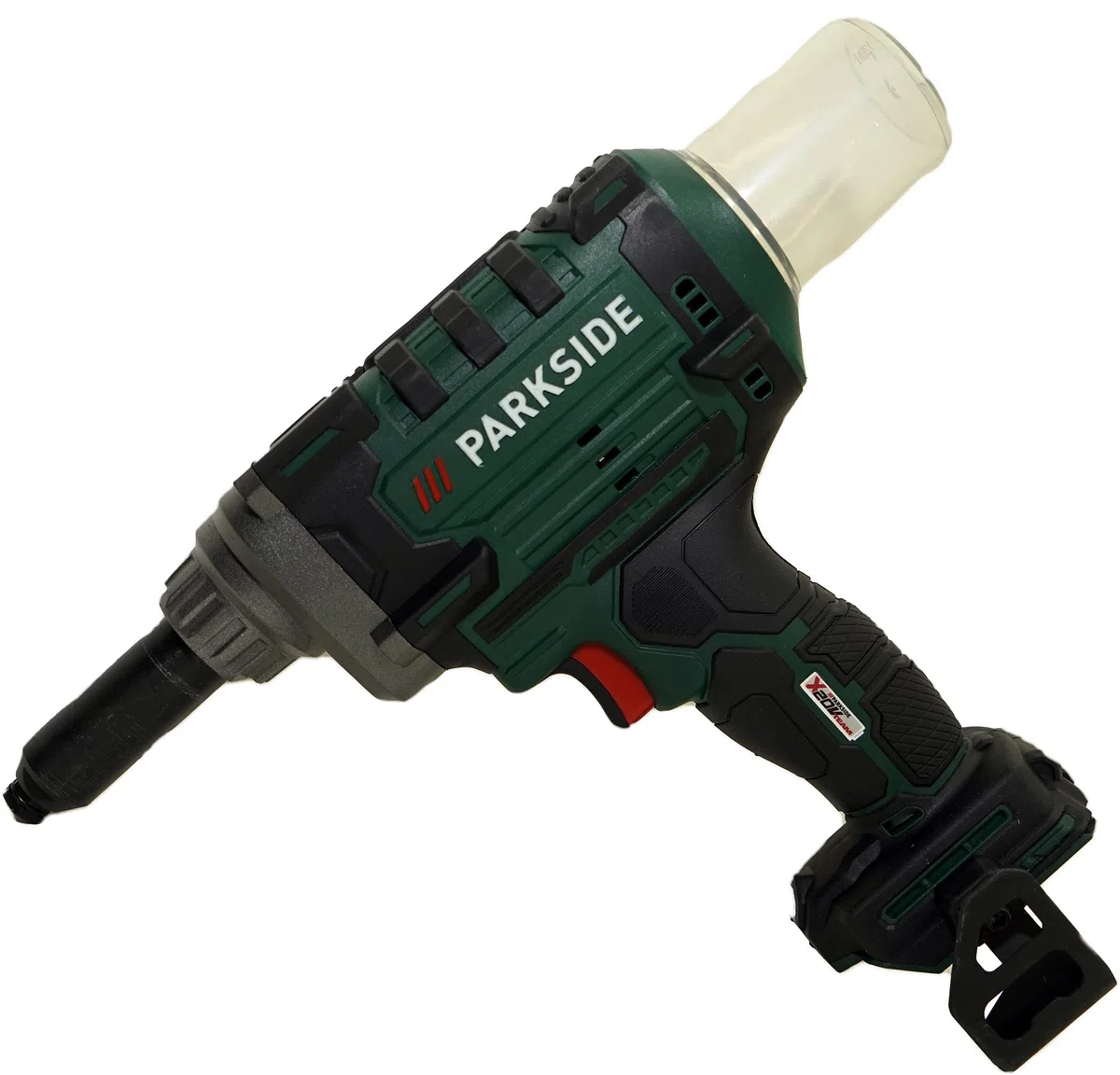 Offre pour Riveteuse sans fil 20 V PABNSG 20-Li d’origine – Moteur Brushless – compatible avec la série PARKSIDE X 20 V Team – sans batterie ni chargeur + Décapsuleur HEADNMORE