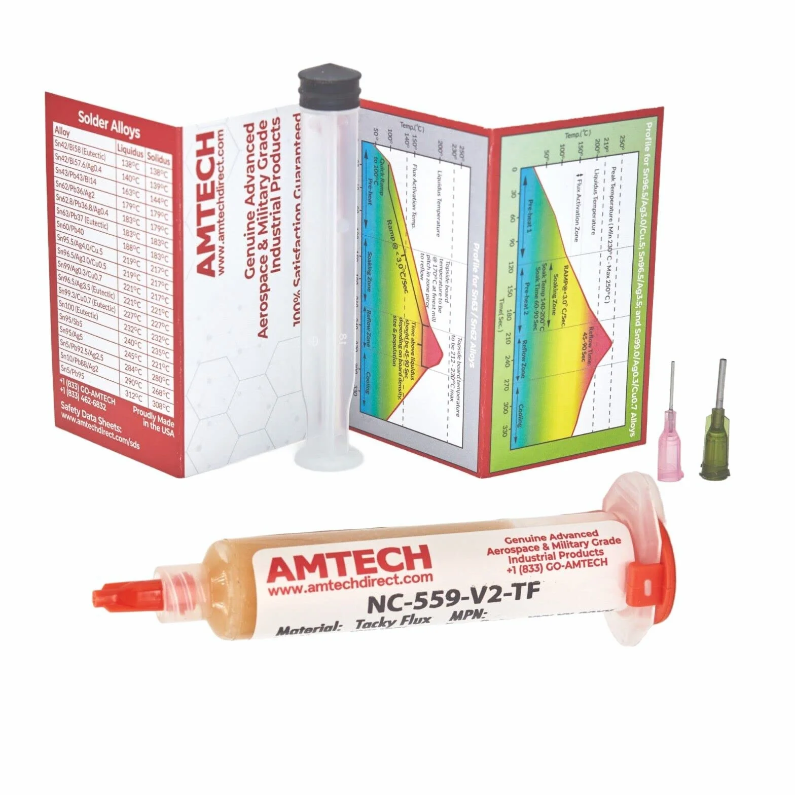 Amtech NC-559-V2-TF - Flux de soudure sans nettoyage, crème, NC-559-V2-TF