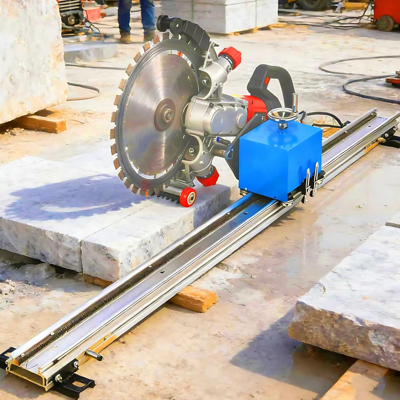 Rail de guidage pour scie à béton, rail linéaire automatique de 2,5 m pour