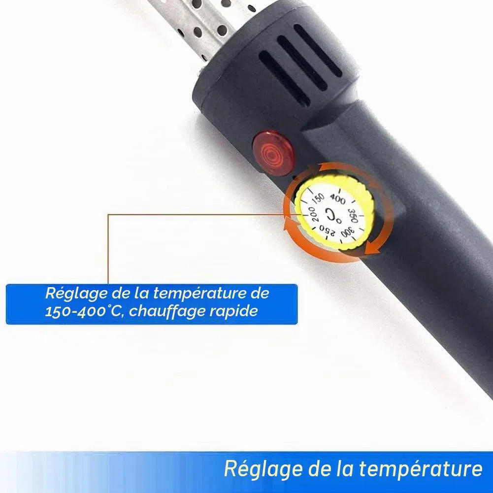 Machine à souder à courroie ronde en PU 150 W, connecteur de courroie d'entraînement, machine thermofusible, soudeuse à courroie ronde, pince + ciseaux + fer à souder for courroies trapézoïdales