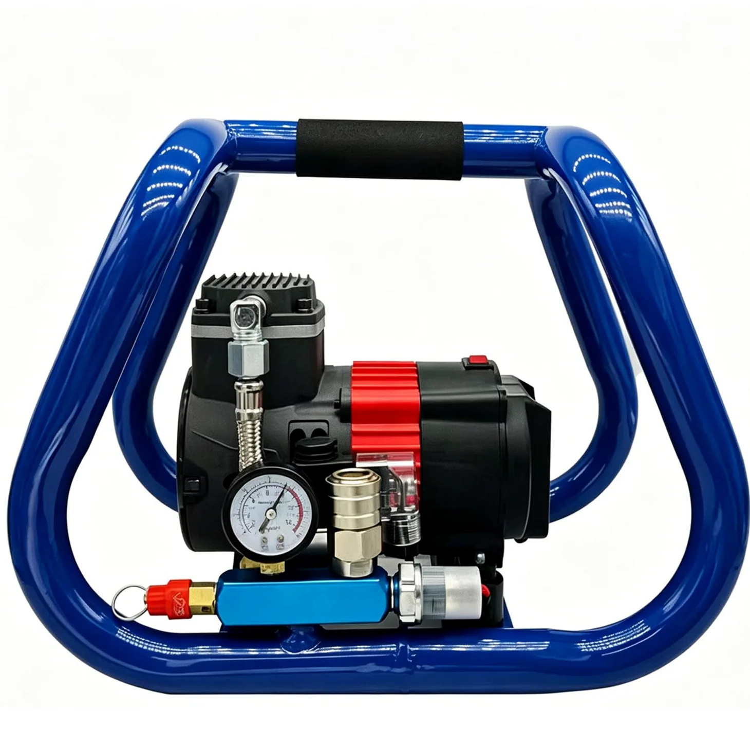 Compresseur D'air pour Makita Batterie, 3L 8 Bar Compresseur D'air électrique Portable Silencieux pour Remplissage des Pneus, Traitement de Voiture, Réparation Automobile, Nettoyage de Voiture