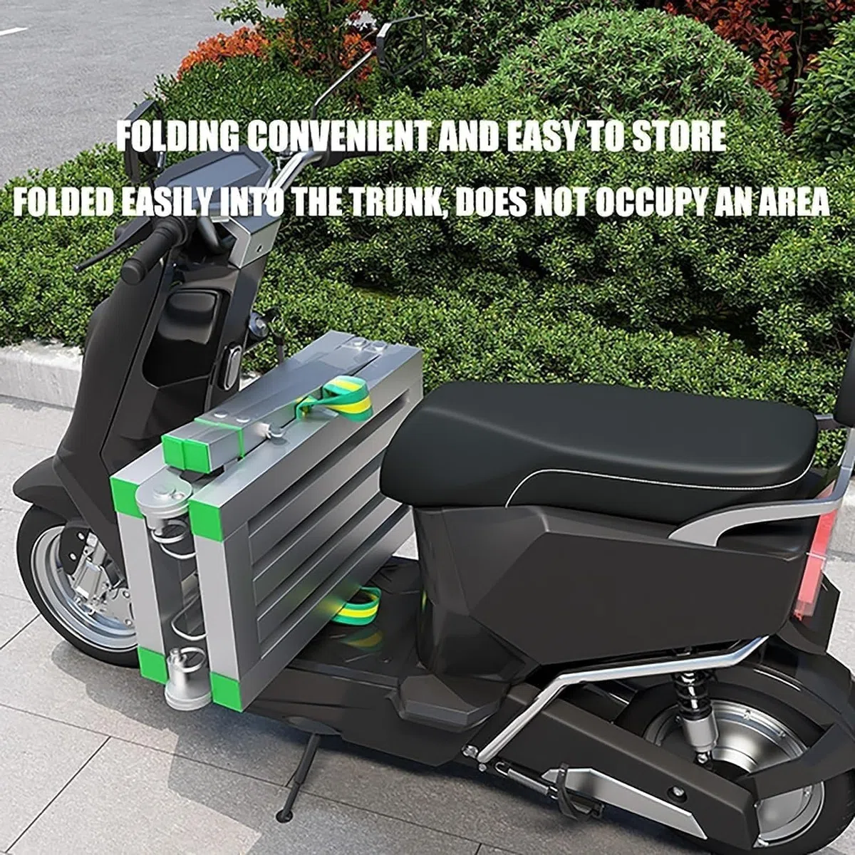 Plateforme de travail pliable portable, échelle réglable en acier, échafaudage robuste, charge maximale de 362,9 kg, idéale pour les travaux et les projets à la maison
