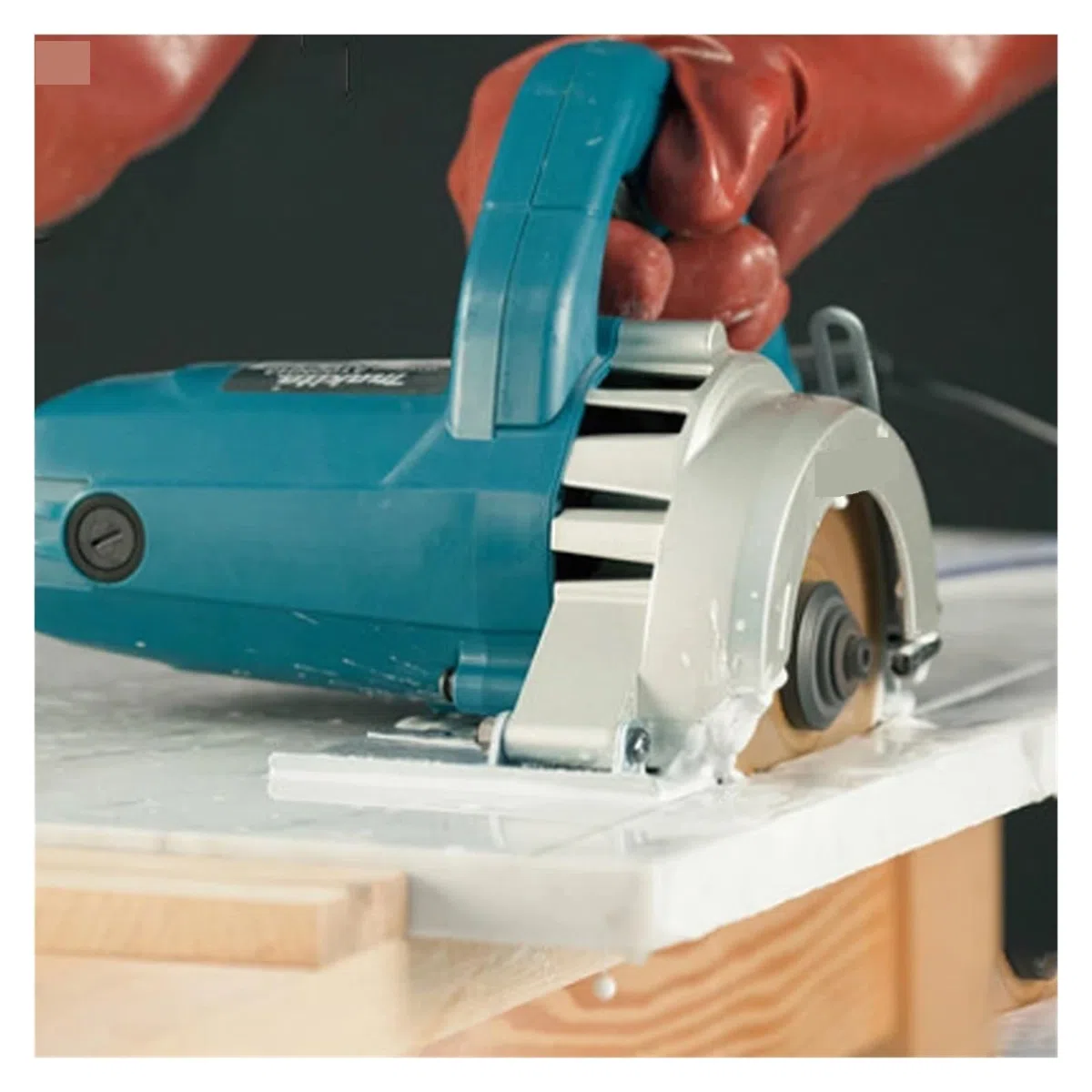 Machine À Découper Le Marbre Et Les Carreaux De Céramique, Portable, Haute Puissance, Multifonction, Rainurage De Pierre, M0400B, 1200W, Outil Électrique(Gold)