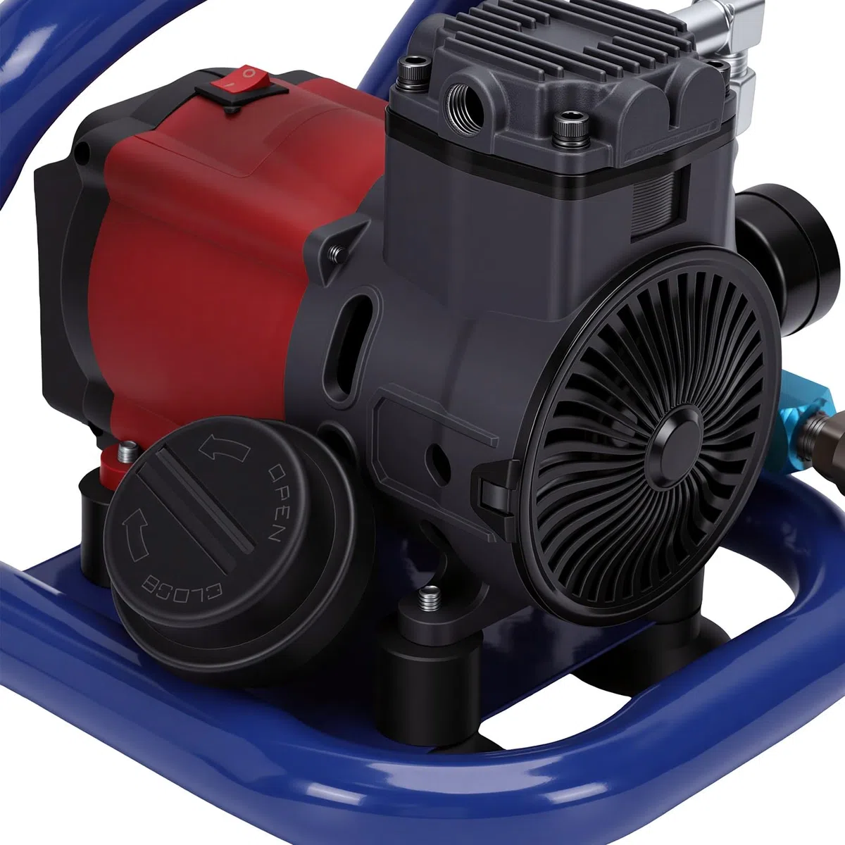 Compresseur D'air sans Fil 350 W, Gonfleur pour Pneus avec Réservoir 1,5 L 8 Bar, Démarrage et Arrêt Automatiques for Gonflage de Pneus et Travail du Bois