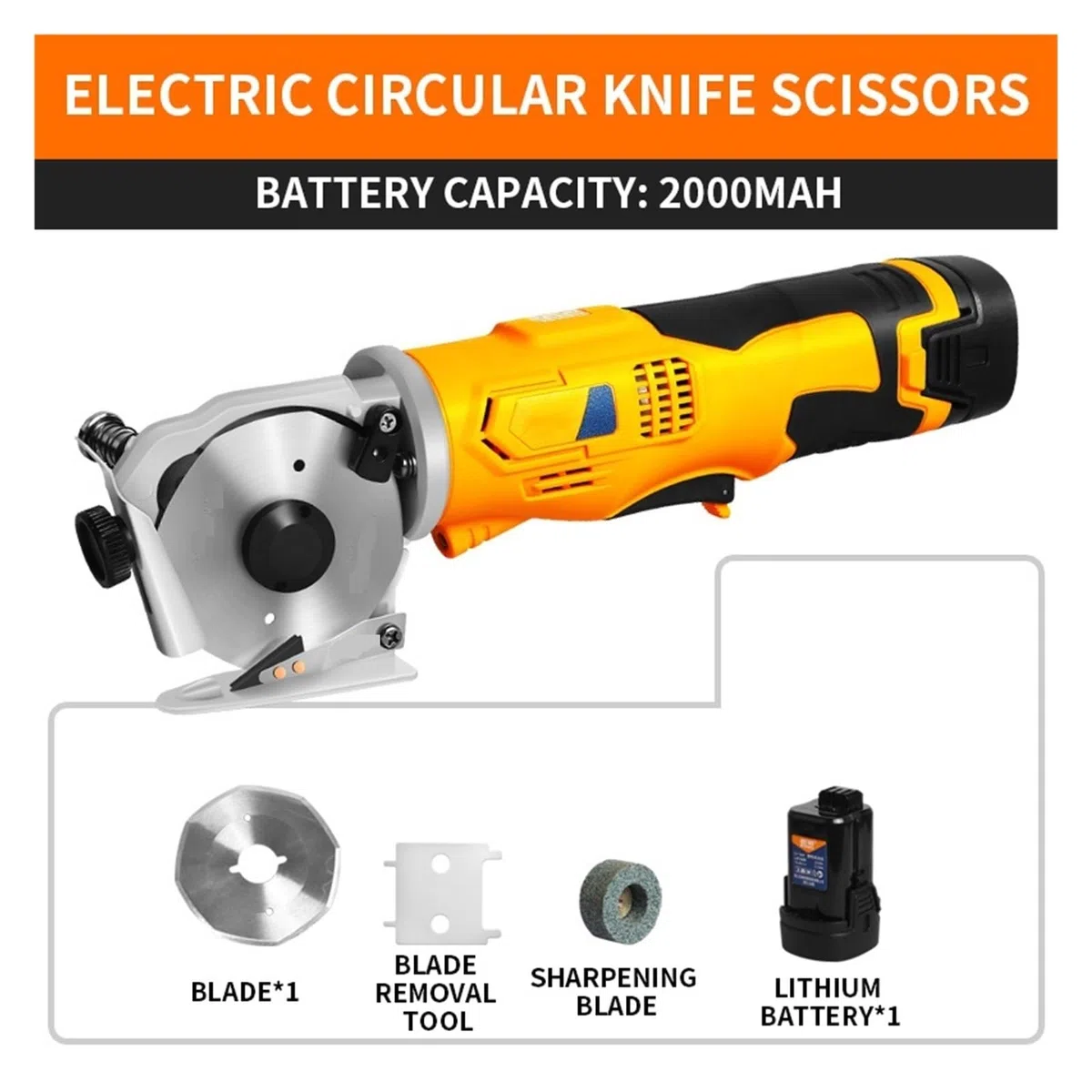 Ciseaux Électriques Sans Fil, Couteau À Tissu Électrique, Outils De Coupe, Couture Portables Rechargeables, Coupe-tailleur Coupe Fluide